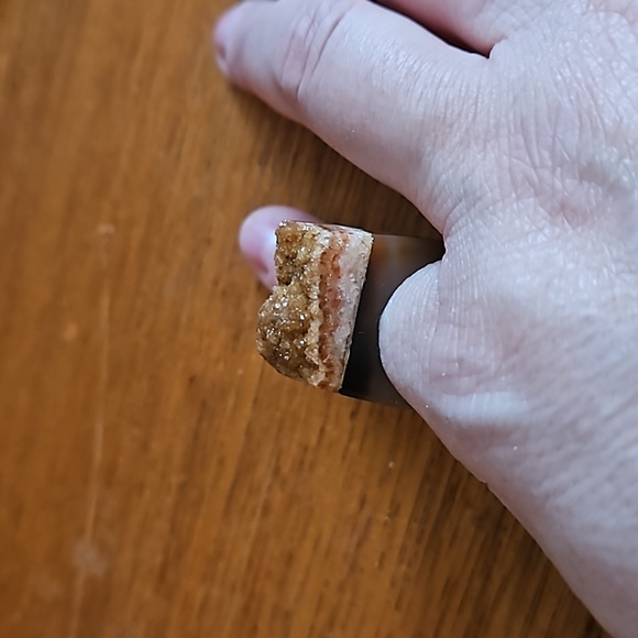 Unique Raw Stone Ring - Picture 4 of 4